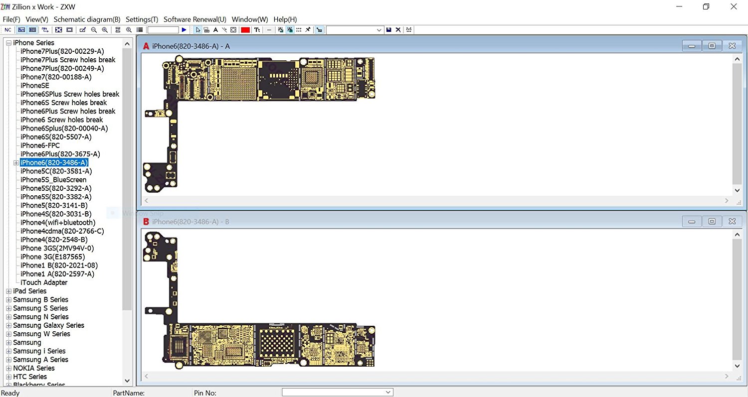ZXW Dongle USB Tool PCB Layout Schematic Pad Drawing ...