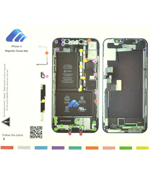 Magnetic Screw Mat For iPhone X