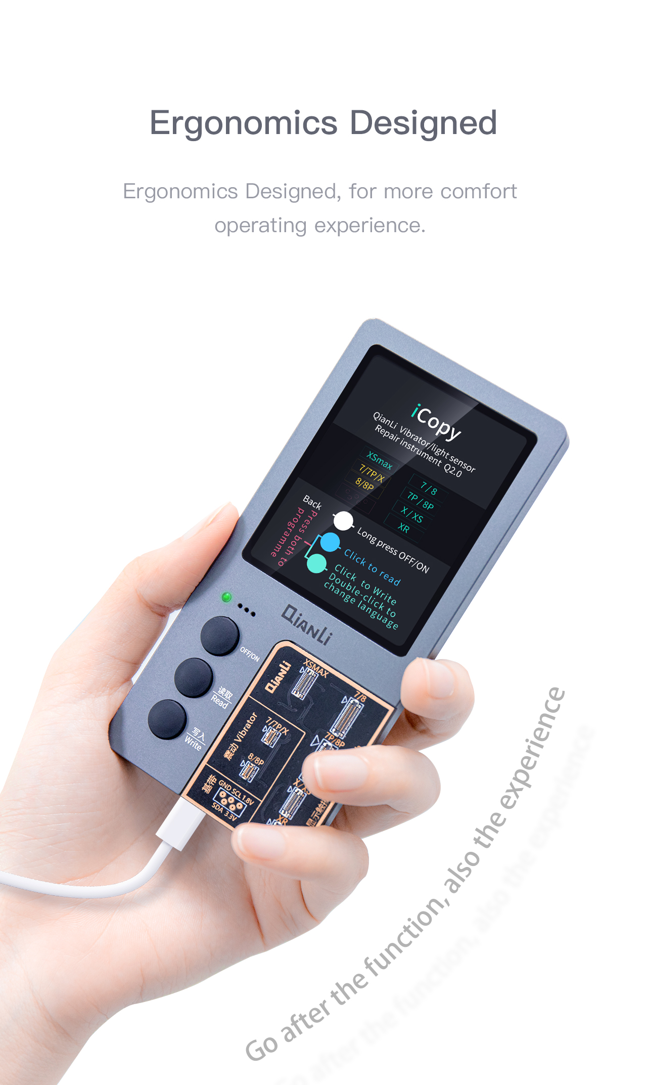 QIANLI iCopy vibrator light sense true-to-life color recovery device Q2.0