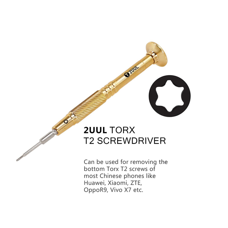 2UUL Brass Handle Hwavy Weight Screwdriver For Mobile Phone Repair