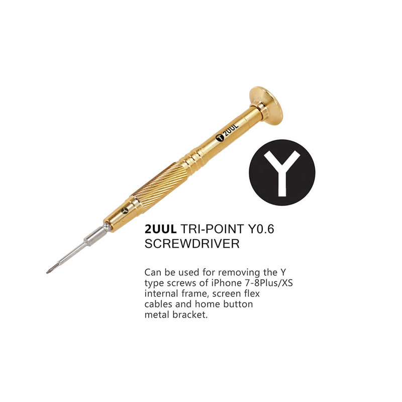 2UUL Brass Handle Hwavy Weight Screwdriver For Mobile Phone Repair