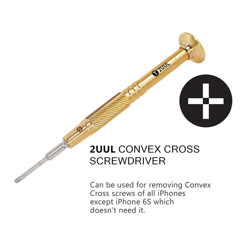 2UUL Brass Handle Hwavy Weight Screwdriver For Mobile Phone Repair