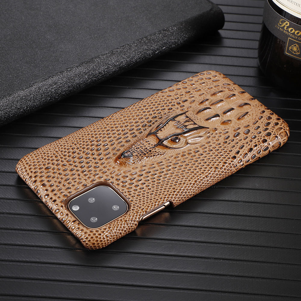 First layer cowhide 3D faucet back case for iPhone 11Pro 11Pro Max