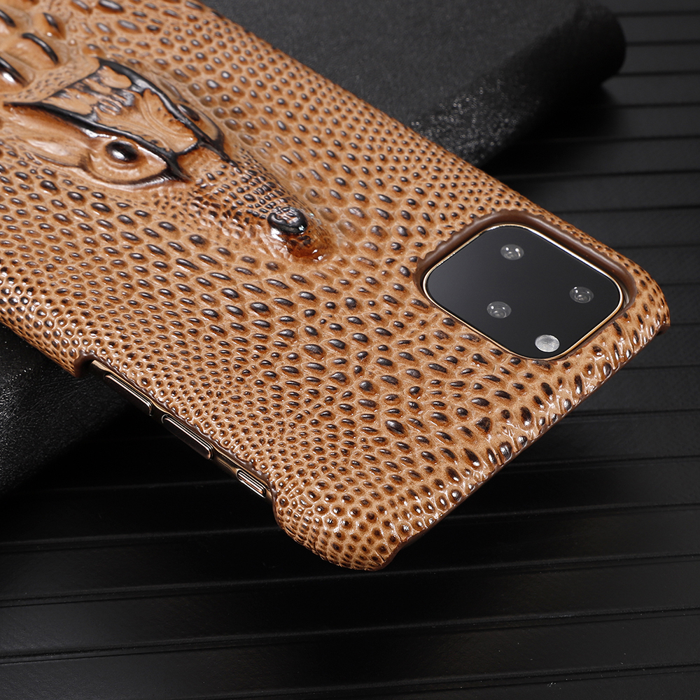 First layer cowhide 3D faucet back case for iPhone 11Pro 11Pro Max