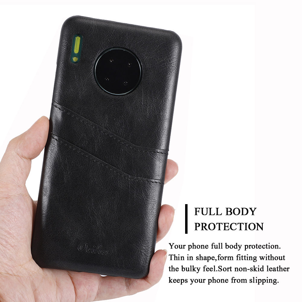 Leather Case With Card Slots For Huawei Mate 30 / Mate 30 Pro