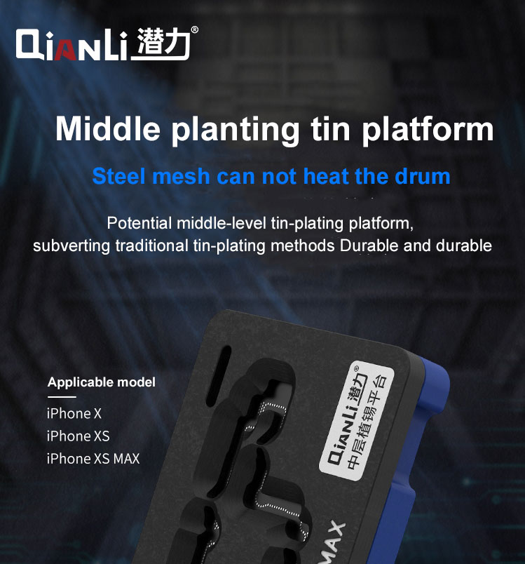 Qianli Middle Layer Planting Platform Middle Frame Reballing Platform For iPhone X XS XSMax