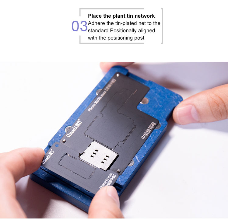 Qianli Middle Layer Planting Platform Middle Frame Reballing Platform For iPhone X XS XSMax