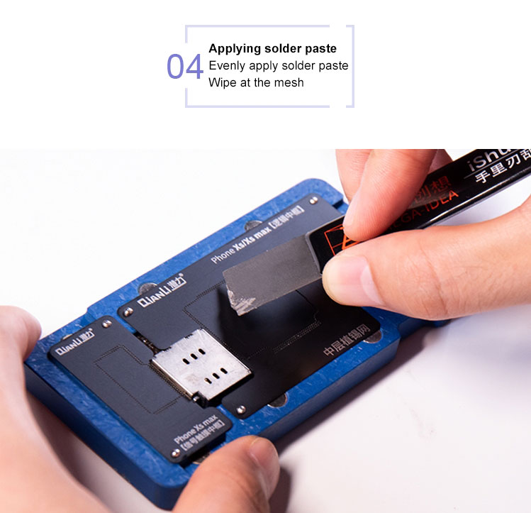 Qianli Middle Layer Planting Platform Middle Frame Reballing Platform For iPhone X XS XSMax