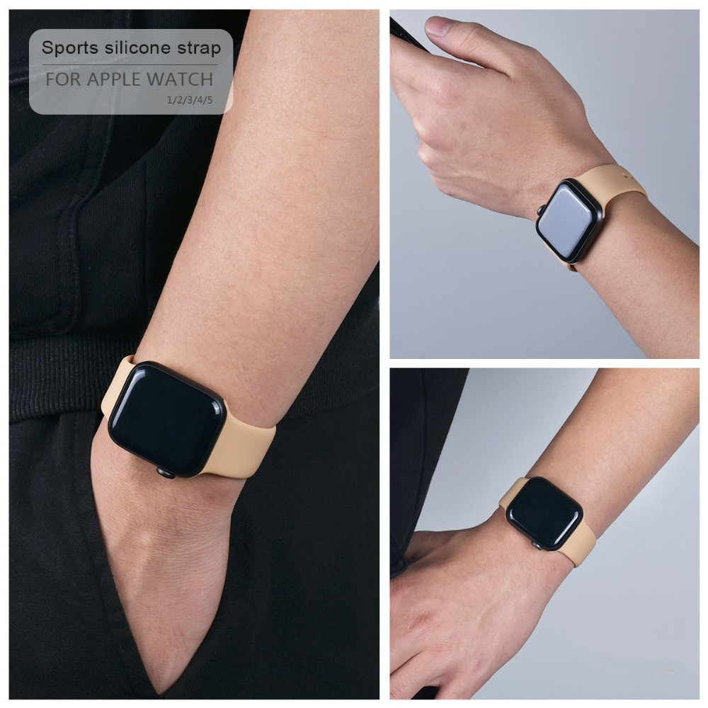 Soft Silicone Sports Band for Apple Watch