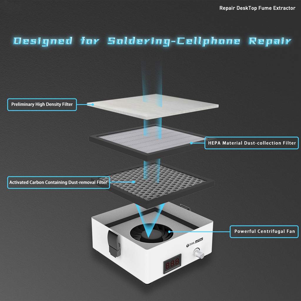 2UUL uuFilter DeskTop Fume Extractor