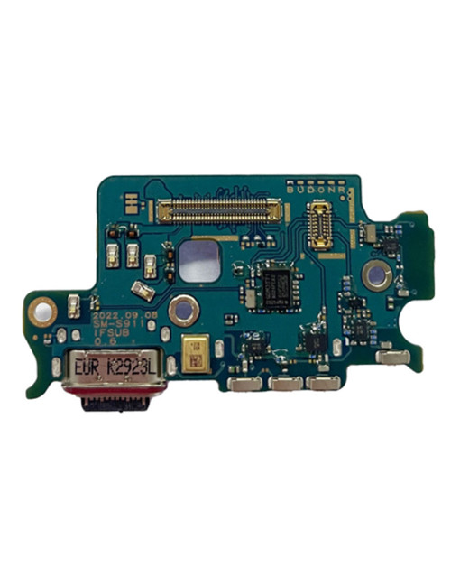 Charging Port Board With Sim Card Reader Replacement For Samsung Galaxy S23 SM-S911B